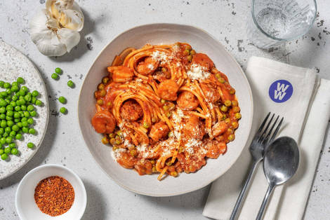 Prawn and Tomato Spaghetti