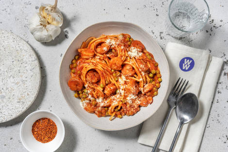 Prawn and Tomato Spaghetti