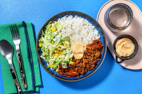 BBQ-glaserad vegofärs