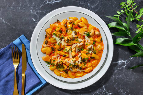 Festin de Papa : Gnocchi & poulet à l'italienne