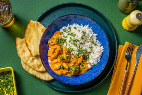 Ultimate Creamy Chicken Korma and Basmati Rice