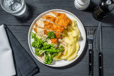 Ultimate Parmigiano Crumbed Chicken Schnitzel