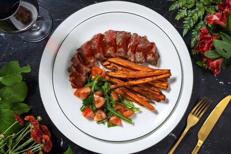 Miso Honey Glazed Sirloin Steak