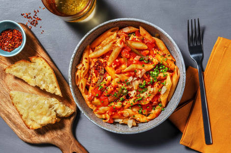 Bacon Penne all’Arrabbiata
