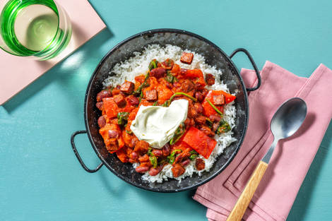 Speedy Chipotle Chorizo and Bean Chilli