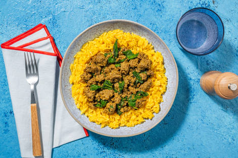 North Indian Inspired Beef and Spinach Curry