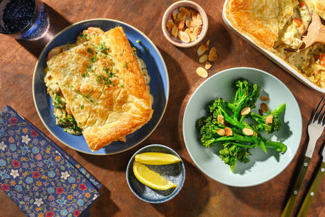 Fish pie met zalm, kabeljauw en koolvis