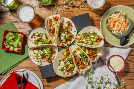 Loaded soft taco's met varkenshaas