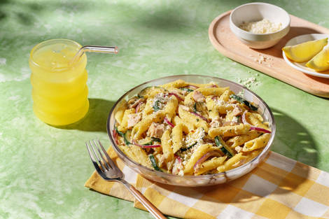Penne mit Thunfisch und Sommerzucchini
