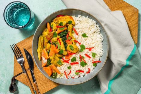 Fläskcurry med citrongräs och kokosmjölk