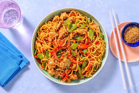 Easy Hoisin Chicken Noodles