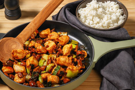 Teriyaki-Pouletpfanne mit Pak Choi