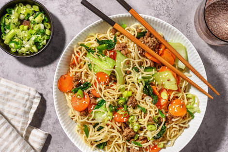 Honning- og sojastegt oksekød