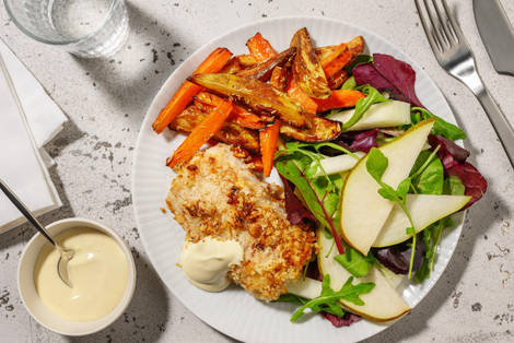 Valnötspanerad vit fisk