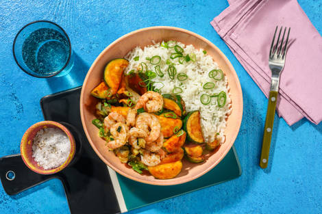 Teriyaki-Garnelen mit Sesam