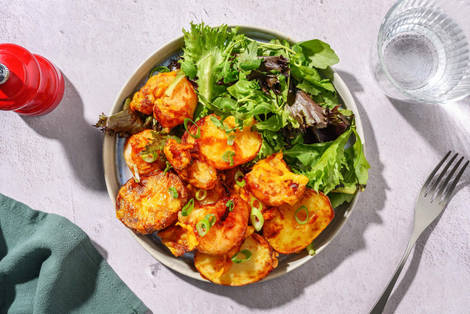 Gamberi croccanti e patate alla newyorkese