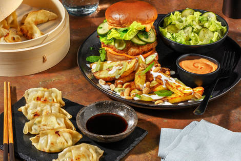 Vietnamesiskinspirerad fläskburgare