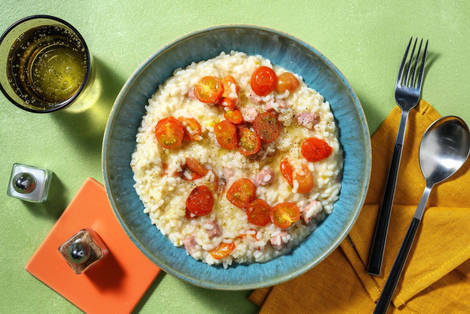 Risotto infornato alla salsiccia