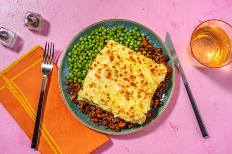 Hearty Lentil and Mushroom Cottage Pie