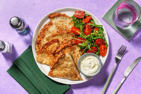 Cheesy Chipotle Bean Quesadillas