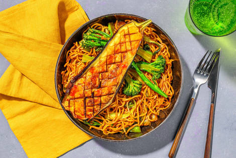 Sticky Baked Aubergine