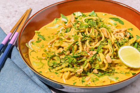 Thai Yellow Style Veggie Noodle Soup