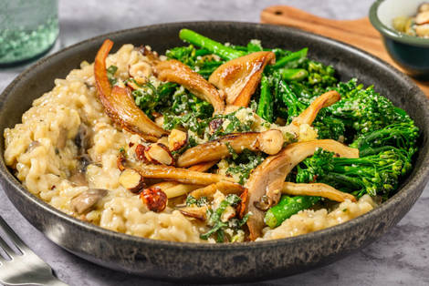 Värmande och mustig svamprisotto