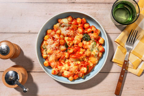 Gnocchetti filanti e pollo alla sorrentina