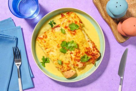 Chimichanga Tex-Mex di suino e cheddar