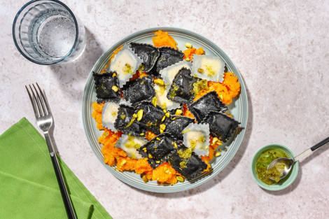 Ravioli di nasello al salmoriglio