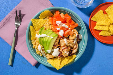 Mexicansk kyllinge-bulgurbowl