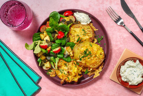 Cheesy Smashed Potatoes