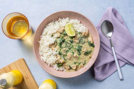 15 Minute Thai Green Style Double Chicken Curry