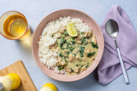 Super Quick Thai Green Style Chicken Curry