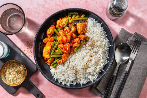 Easy Peasy Teriyaki Sambal Chicken Breast 