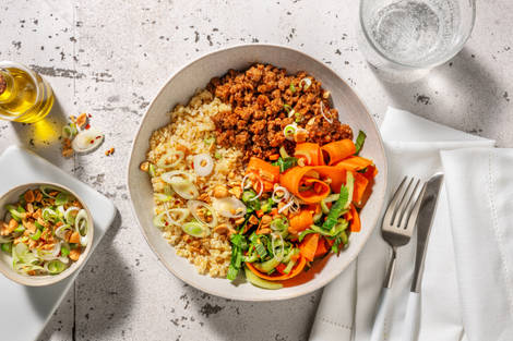 Glaseret oksekødsbowl