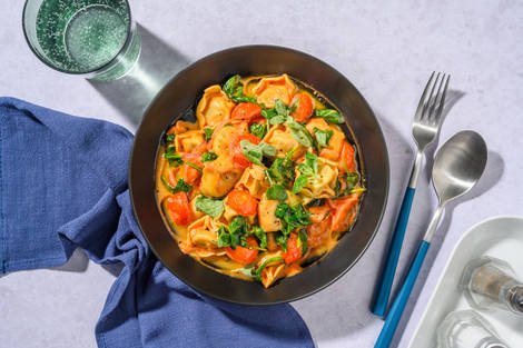 Rask kremet tomat-tortelloni