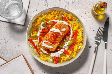 Kabeljauw met sumak en yoghurtsaus