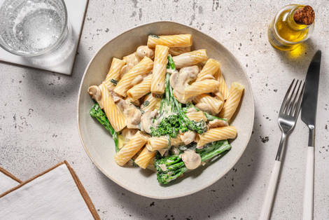 Rigatoni met champignons