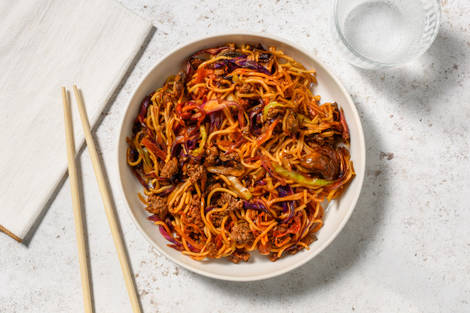 Easy Peasy Korean Style Beef Noodles