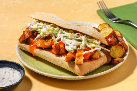 Sandwichs au poulet bio Buffalo