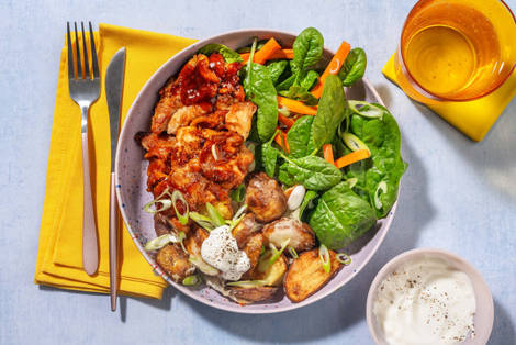 Hauts de cuisses de poulet BBQ