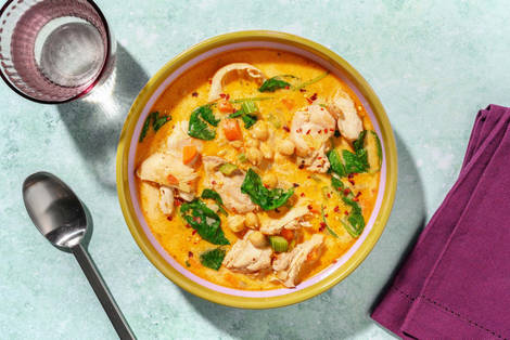 Tuscan Chicken Breasts and Chickpea Soup