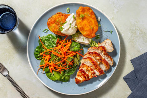 BBQ-Sauced Organic Chicken