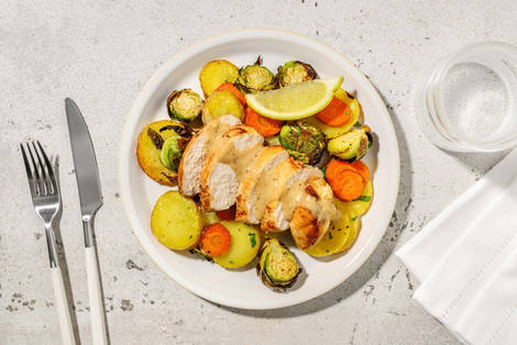 Repas futé : Poulet crémeux au citron et à l'ail