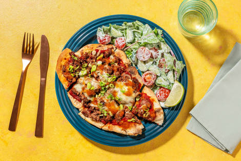 Beef Taco Flatbreads