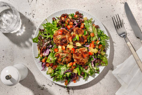 Repas futé : Galettes de poulet aux Caraïbes