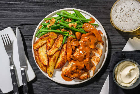 Poulet Bistro classique et sauce aux champignons