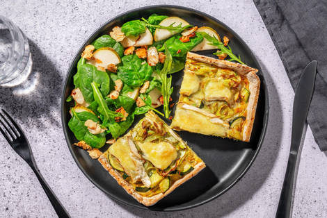 Tarte au brie et aux légumes