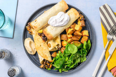 Meksikanske bønne-taquitos